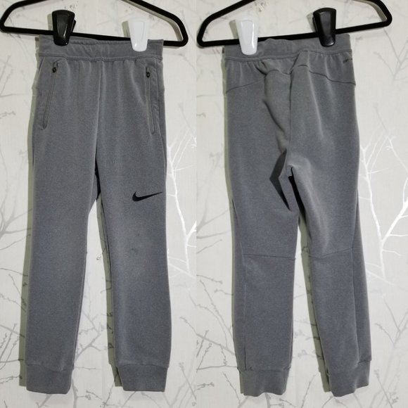 Nike Dri-Fit Heathered Gray Joggers - Picture 1 of 6